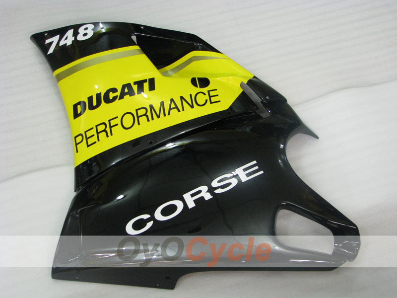 Injection Fairing kit for 94-02 Ducati 748 - Yellow, Black - Performance #OYO87902076
