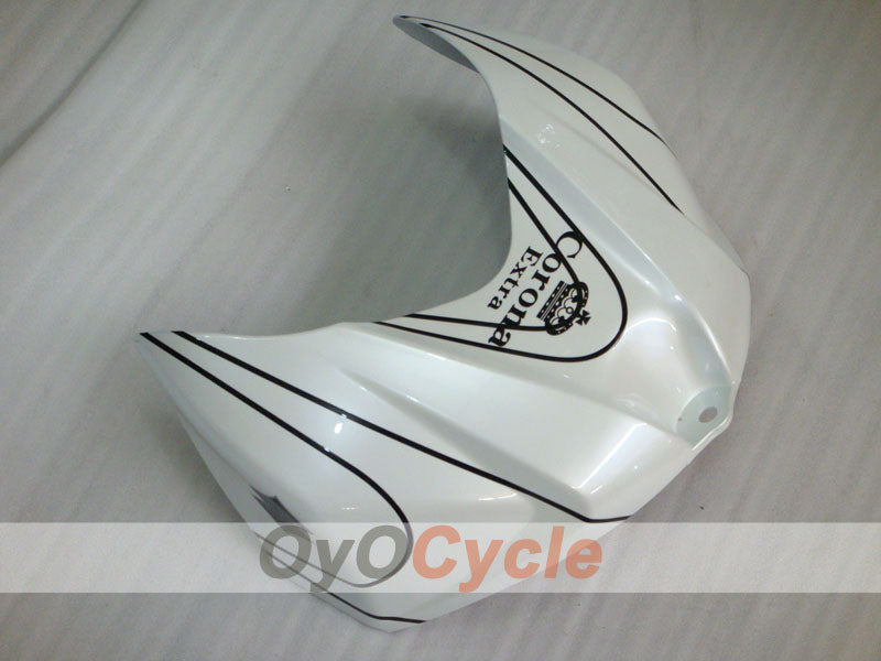 Injection Fairing kit for 07-08 GSX R1000 - White, Black - Corona, MOTUL #OYO87902082