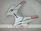 Injection Fairing kit for 07-08 GSX R1000 - White, Black - Corona, MOTUL #OYO87902082