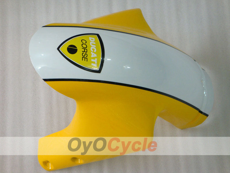 Injection Fairing kit for 94-02 Ducati 748 - Yellow, White - Xerox #OYO87902093