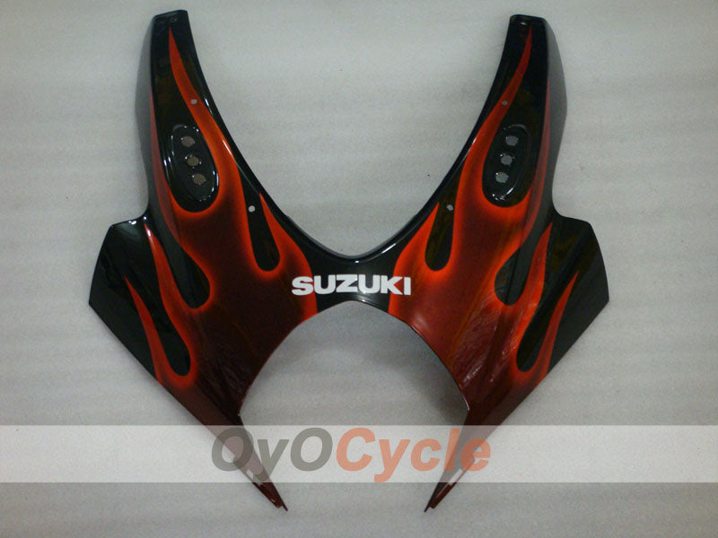 Injection Fairing kit for 07-08 GSX R1000 - Red, Black - Flame #OYO87902094