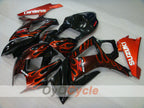 Injection Fairing kit for 07-08 GSX R1000 - Red, Black - Flame #OYO87902094
