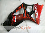 Injection Fairing kit for 07-08 GSX R1000 - Red, Black - Flame #OYO87902098