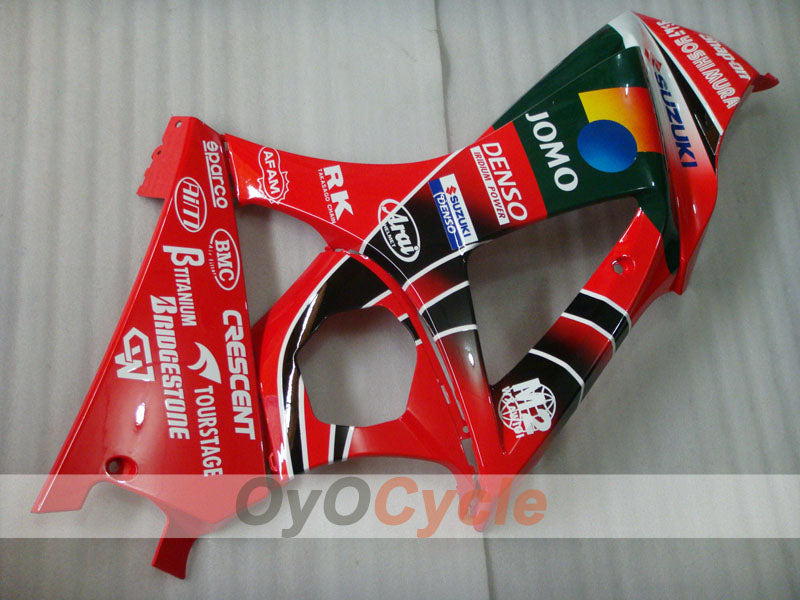 Injection Fairing kit for 07-08 GSX R1000 - Red, Black - JOMO #OYO87902102