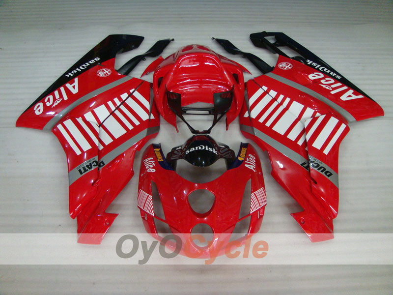 Injection Fairing kit for 03-04 Ducati 749 - Red, Black - Alice #OYO87902109
