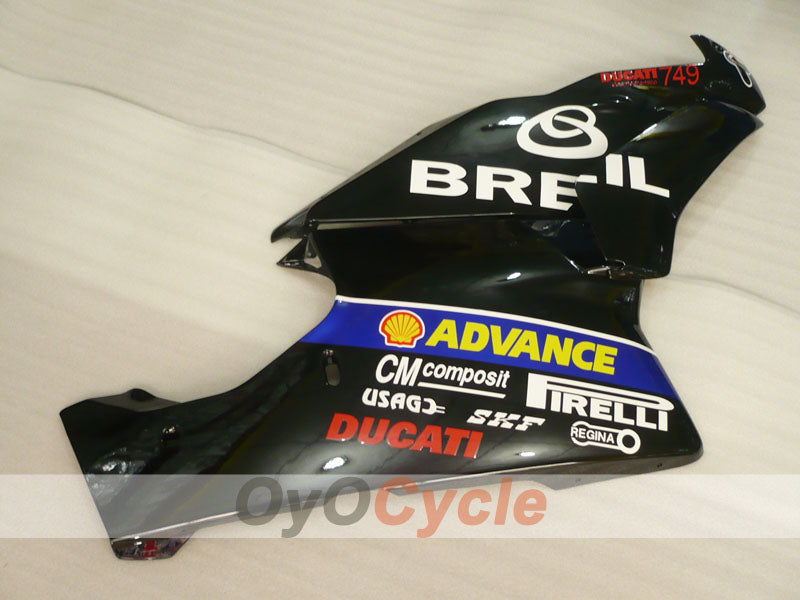 Injection Fairing kit for 03-04 Ducati 749 - White, Black - BREIL #OYO87902112
