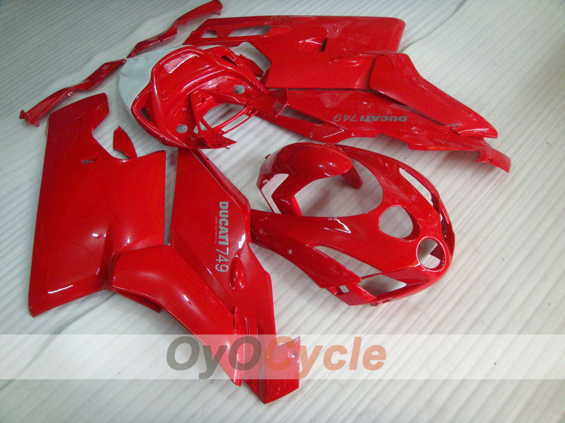 Injection Fairing kit for 03-04 Ducati 749 - Red - Factory Style #OYO87902119 Main image