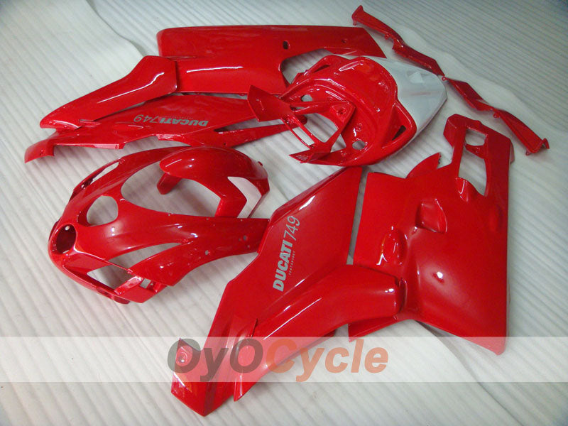 Injection Fairing kit for 03-04 Ducati 749 - Red - Factory Style #OYO87902119