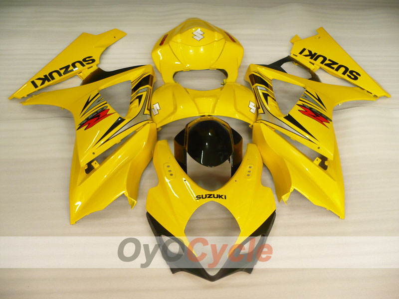 Injection Fairing kit for 07-08 GSX R1000 - Yellow, Black - Factory Style #OYO87902120 Secondary image