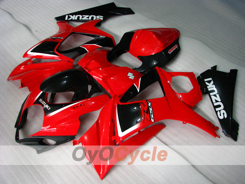 Injection Fairing kit for 07-08 GSX R1000 - Red, Black - Factory Style #OYO87902139