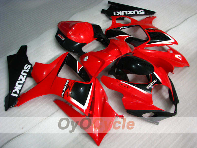 Injection Fairing kit for 07-08 GSX R1000 - Red, Black - Factory Style #OYO87902139 Main image