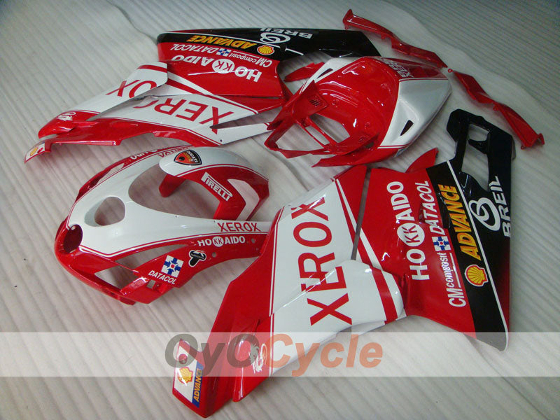 Injection Fairing kit for 03-04 Ducati 999 - Red, White - Xerox #OYO87902363