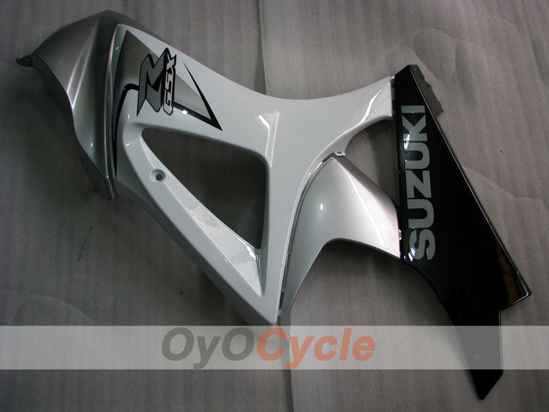 Injection Fairing kit for 07-08 GSX R1000 - White, Silver - Factory Style #OYO87902147