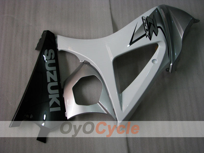 Injection Fairing kit for 07-08 GSX R1000 - White, Silver - Factory Style #OYO87902147