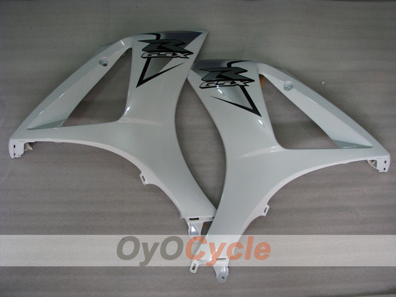 Injection Fairing kit for 07-08 GSX R1000 - White, Silver - Factory Style #OYO87902147