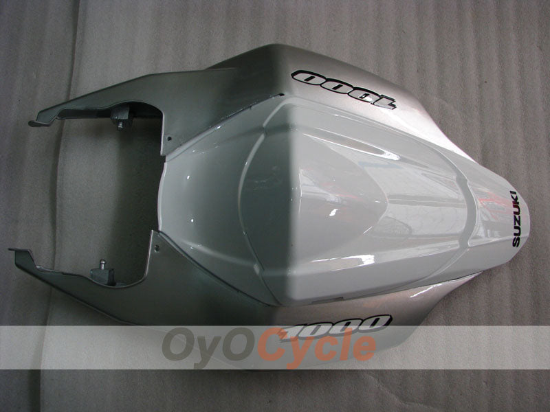 Injection Fairing kit for 07-08 GSX R1000 - White, Silver - Factory Style #OYO87902147