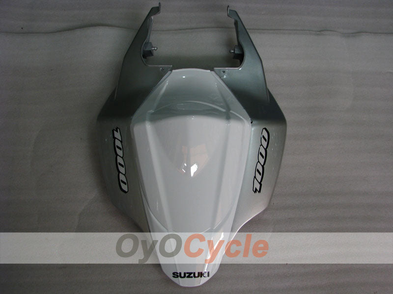 Injection Fairing kit for 07-08 GSX R1000 - White, Silver - Factory Style #OYO87902147