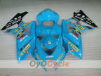 Injection Fairing kit for 07-08 GSX R1000 - Blue, Black - DUNLOP, Rizla+ #OYO87902156