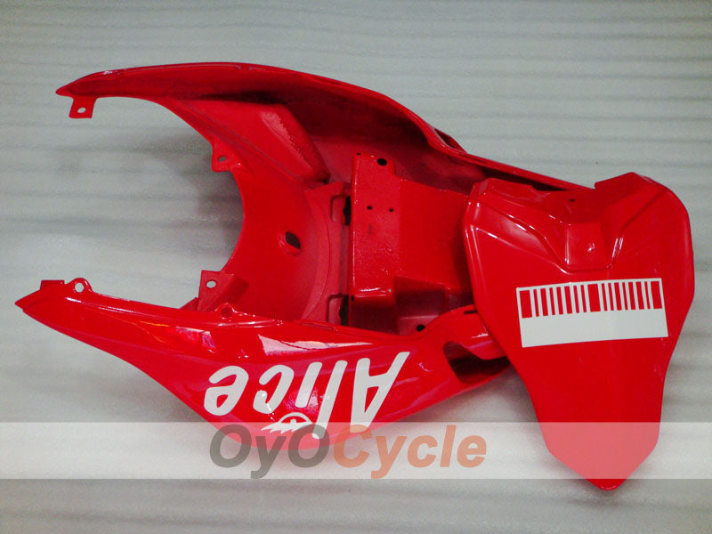 Injection Fairing kit for 08-13 Ducati 848 - Red, Black - Alice #OYO87902176