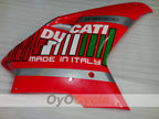 Injection Fairing kit for 08-13 Ducati 848 - Red, Black - Alice #OYO87902176