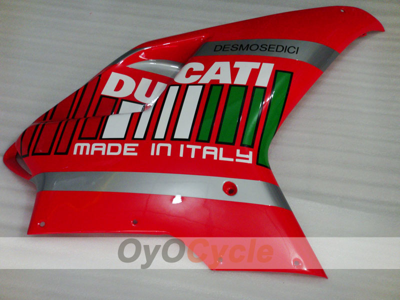 Injection Fairing kit for 08-13 Ducati 848 - Red, Black - Alice #OYO87902176