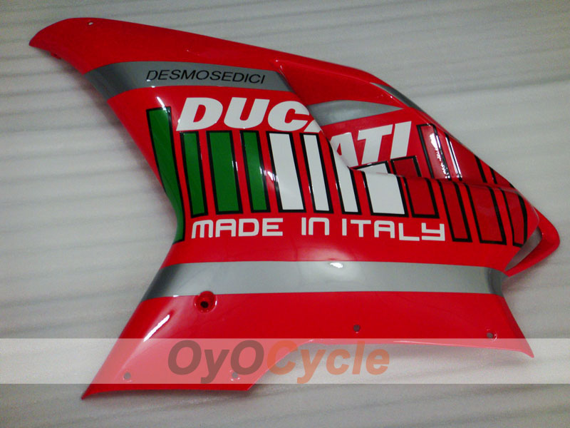 Injection Fairing kit for 08-13 Ducati 848 - Red, Black - Alice #OYO87902176