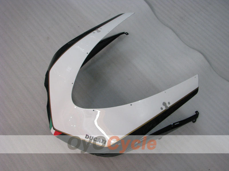 Injection Fairing kit for 08-13 Ducati 848 - White, Black, Matte - Factory Style #OYO87902209