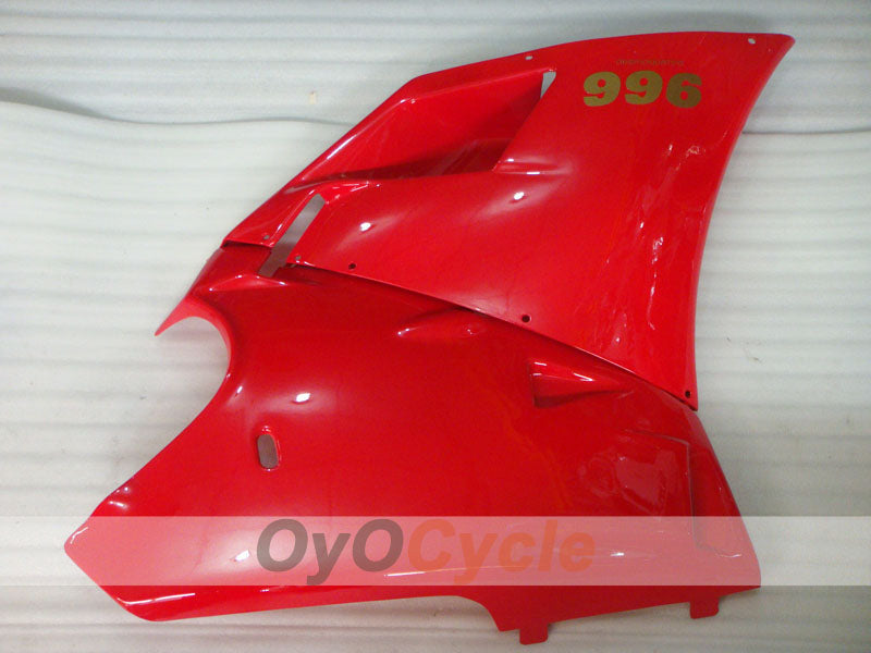 Injection Fairing kit for 99-02 Ducati 996 - Red, White - Factory Style #OYO87902213