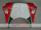 Injection Fairing kit for 99-02 Ducati 996 - Red, White - INFO STRADA #OYO87902221