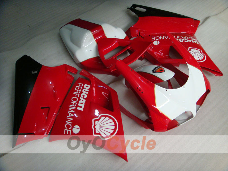 Injection Fairing kit for 99-02 Ducati 996 - Red, White - Performance #OYO87902230