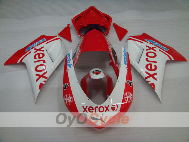 Injection Fairing kit for 07-09 Ducati 1098 - Red, White - Xerox #OYO87902246 Secondary image