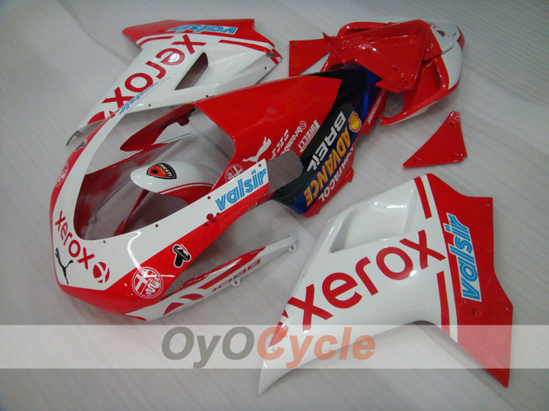 Injection Fairing kit for 07-09 Ducati 1098 - Red, White - Xerox #OYO87902246 Main image