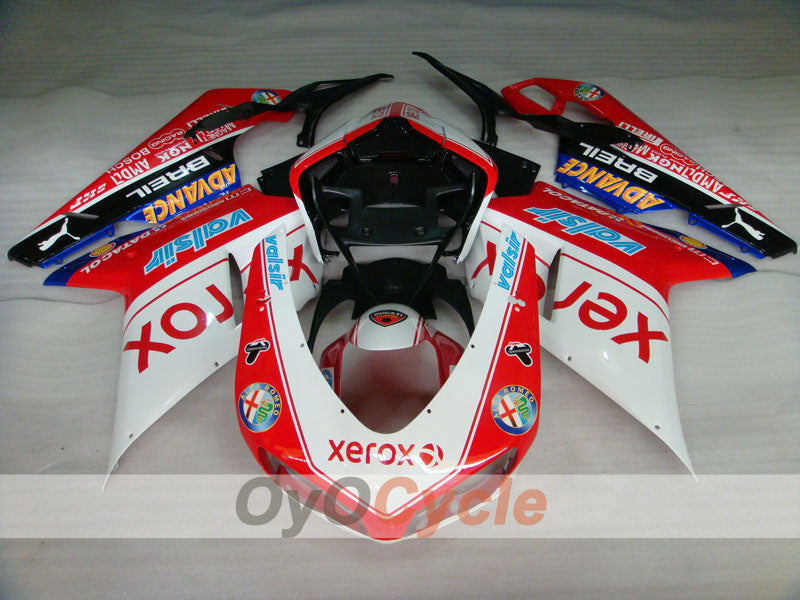 Injection Fairing kit for 07-09 Ducati 1098 - Red, White - Xerox #OYO87902252 Secondary image