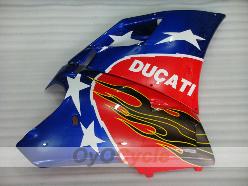 Injection Fairing kit for 02-04 Ducati 998 - Red, Yellow - Flame #OYO87902289