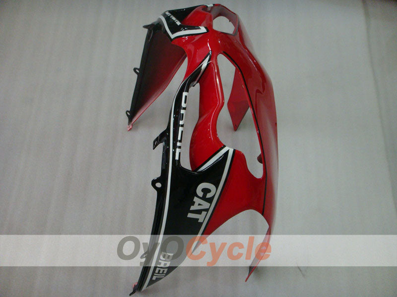 Injection Fairing kit for 07-09 Ducati 1098 - Red, Black - FILA #OYO87902296