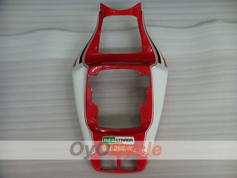 Injection Fairing kit for 02-04 Ducati 998 - Red, White - INFO STRADA #OYO87902300