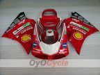 Injection Fairing kit for 02-04 Ducati 998 - Red, White - INFO STRADA #OYO87902300