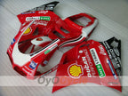 Injection Fairing kit for 02-04 Ducati 998 - Red, White - INFO STRADA #OYO87902300