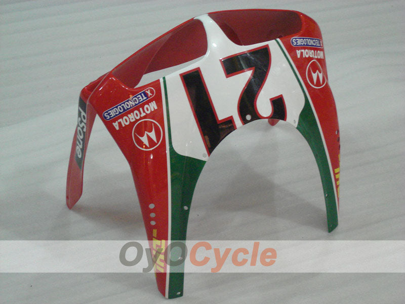 Injection Fairing kit for 02-04 Ducati 998 - Red, Green - INFO STRADA #OYO87902301