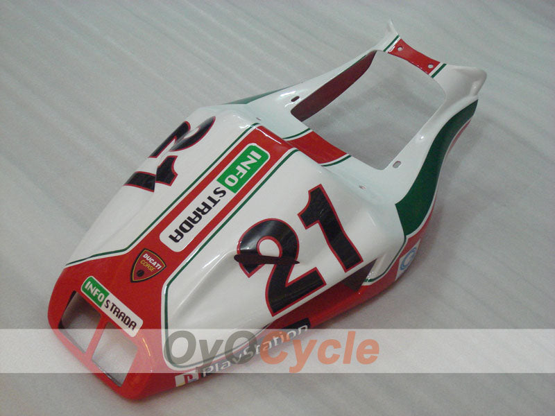 Injection Fairing kit for 02-04 Ducati 998 - Red, Green - INFO STRADA #OYO87902301