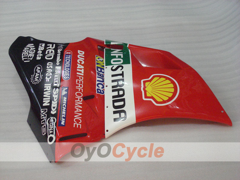Injection Fairing kit for 02-04 Ducati 998 - Red, Green - INFO STRADA #OYO87902301