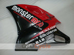Injection Fairing kit for 02-04 Ducati 998 - Red, Black - Monstermob #OYO87902303
