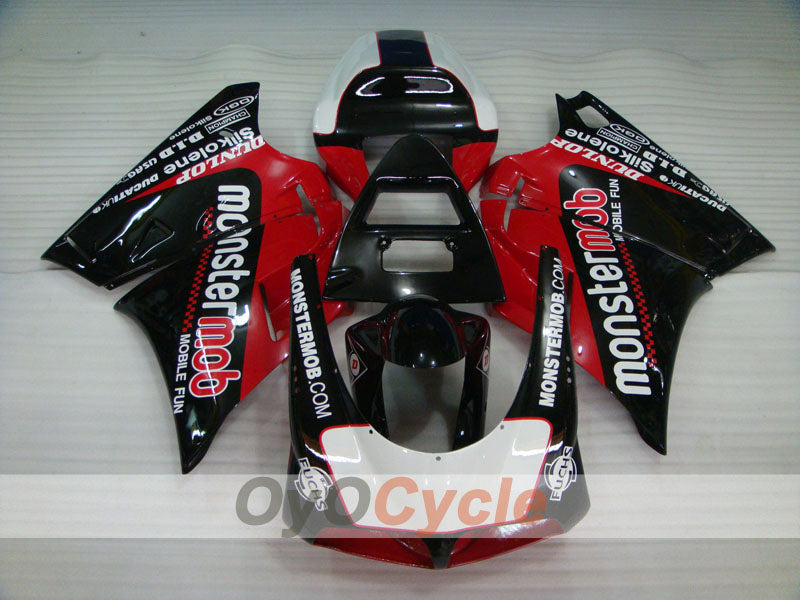 Injection Fairing kit for 02-04 Ducati 998 - Red, Black - Monstermob #OYO87902303 Secondary image