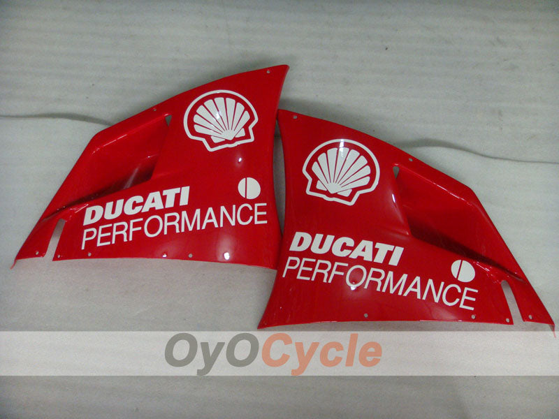 Injection Fairing kit for 02-04 Ducati 998 - Red, White - Performance #OYO87902304