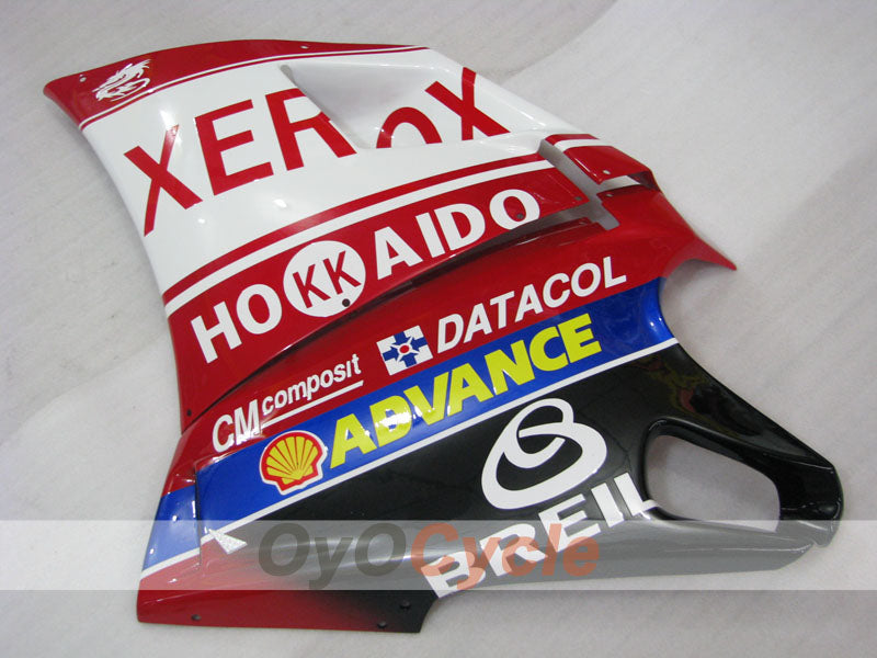 Injection Fairing kit for 02-04 Ducati 998 - Red, White - Xerox #OYO87902318
