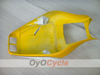 Injection Fairing kit for 02-04 Ducati 998 - Yellow, White - Xerox #OYO87902322
