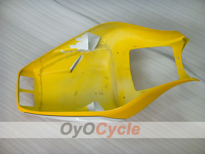 Injection Fairing kit for 02-04 Ducati 998 - Yellow, White - Xerox #OYO87902322