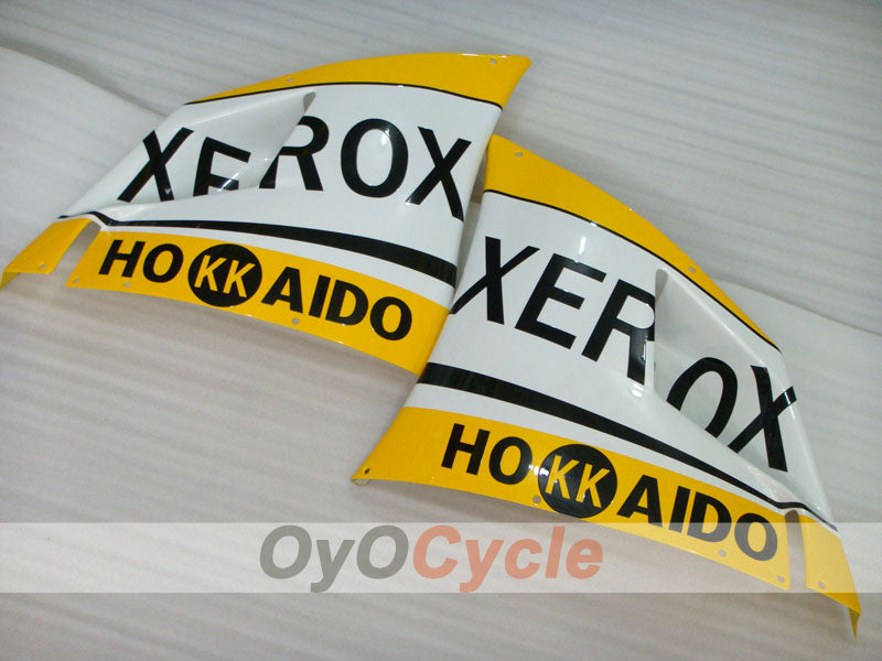 Injection Fairing kit for 02-04 Ducati 998 - Yellow, White - Xerox #OYO87902322