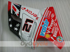 Injection Fairing kit for 02-04 Ducati 998 - Red, White - Xerox #OYO87902324