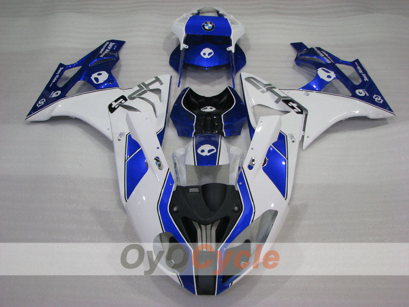Injection Fairing kit for 09-14 BMW S1000RR - White, Black - PIRELLI #OYO87902402